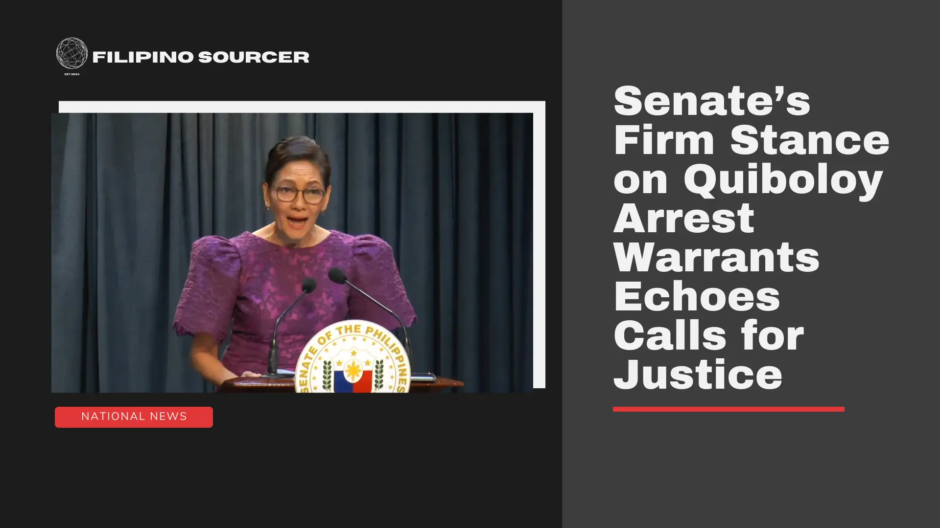 Senate’s Firm Stance on Quiboloy Arrest Warrants Echoes Calls for Justice